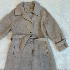 forcaster of Boston Vintage Wool Blend Trench Coat